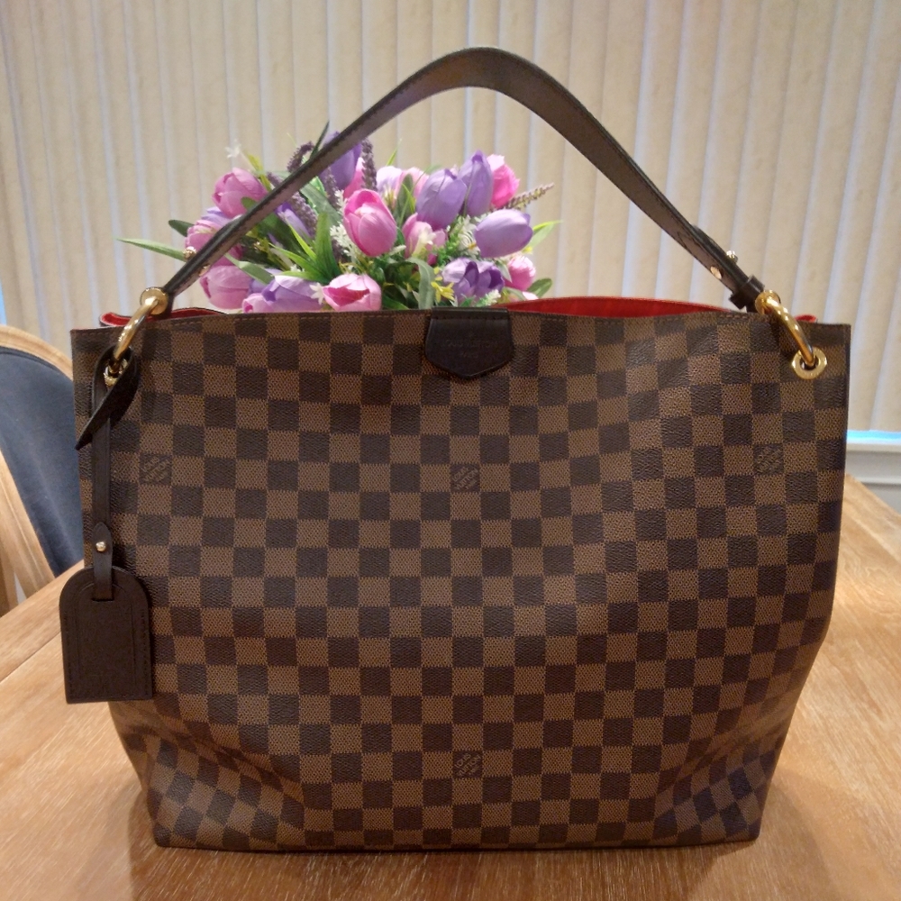 SOLD Louis Vuitton Graceful MM Damier Ebene